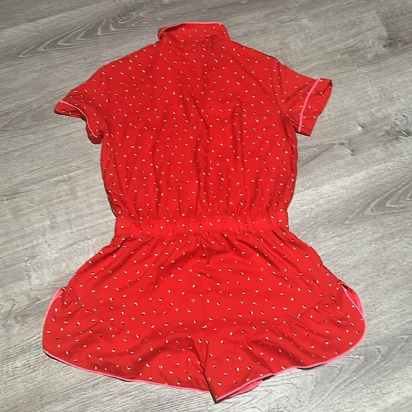 Victoria’s Secret Ruffle Heart Print Romper - Picture 11 of 12